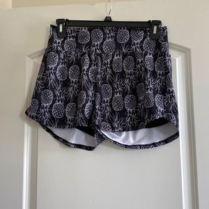 Black Pineapple Shorts